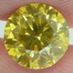 Round Cut Diamond Fancy Yellow Color 1.51 Carat VS1