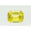 Emerald Cut Diamond Fancy Yellow Color 0.90 Carat VS2