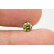 Loose Fancy Green Round Diamond 0.51 Carat VS2