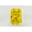 Radiant Cut Diamond Fancy Yellow Color VS2 0.72 Carat IGI Certificate