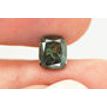 Cushion Diamond Fancy Deep Green Color 1.46 Carat 