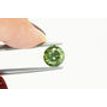 Round Cut Diamond Fancy Olive Green 2.00 Carat VS2