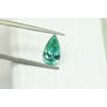 Pear Shaped Diamond Fancy Green Color 1.24 Carat SI1