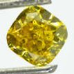 Cushion Cut Diamond Fancy Yellow VS2 1.03 Carat
