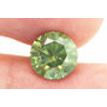Round Cut Diamond Fancy Green Color 2.50 Carat SI1