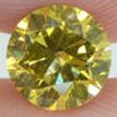 Round Diamond Fancy Yellow Color 1.02 Carat VS2