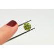 Round Diamond Fancy Green Color 2.14 Carat SI1