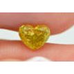 Heart Diamond Yellow Color 0.70 Carat VS2