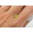 Heart Diamond Fancy Yellow 1.22 Carat SI2