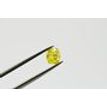 Loose Cushion Shaped Diamond Fancy Yellow Color Natural Enhanced 1.06 Carat VS2