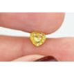 Loose Heart Diamond Fancy Yellow 0.83 Carat VS2
