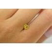 Loose Heart Diamond Fancy Yellow 0.83 Carat VS2
