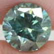 Round Cut Diamond Fancy Green Color Loose 1.98 Carat VS2