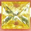 Fancy Yellow Princess Diamond 0.75 Carat SI1