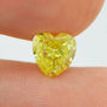 Loose Fancy Yellow Heart Diamond 0.79 Carat VS1