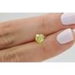 Loose Fancy Yellow Heart Diamond 0.79 Carat VS1