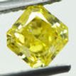 Certified Fancy Yellow Radiant Diamond 1.04 Carat VS2 5.09X4.97 MM