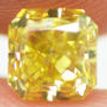 Certified Fancy Yellow Radiant Diamond 1.04 Carat VS2 5.09X4.97 MM