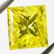 Princess Cut Diamond Yellow Color 1.42 Carat VS2