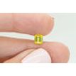 Emerald Shape Diamond Fancy Yellow Color 1.01 Carat VS1 Certified