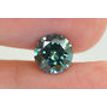 Round Cut Diamond Green Color VS2 1.61 Carat