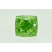 Cushion Shape Diamond Fancy Green 1.32 Carat VVS2