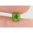Cushion Shape Diamond Fancy Green 1.32 Carat VVS2