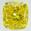 Fancy Yellow Cushion Diamond IGI Certified 0.70 Carat SI2
