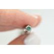 Round Shape Diamond Fancy Green Loose 0.43 Carat SI1