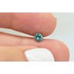 Loose Real Diamond Fancy Green Round Shape 0.45 SI1 Certified 4.75X4.68 MM