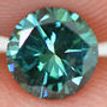 Green Diamond Loose Round Shape 0.44 Carat VS2