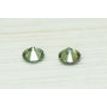 Matching Pair Green Round Diamonds 0.43 TCW SI1