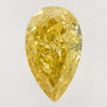 Pear Shape Diamond Fancy Brown Yellow 0.48 Carat I1 IGI Certificate