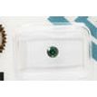Round Diamond Fancy Blue Green Color 0.31 Carat SI2 IGI Certificate