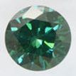 Round Diamond Fancy Blue Green Color 0.31 Carat SI2 IGI Certificate
