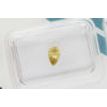 Pear Shape Diamond Fancy Yellow Brown 0.43 Carat VS1 IGI Certificate
