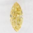 Marquise Cut Diamond Fancy Yellow Color 0.43 Carat SI2 IGI Certificate