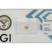 Heart Shape Diamond Natural Fancy Yellow 0.51 Carat VS2 IGI Certificate