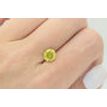 Round Cut Diamond Fancy Yellow Color VS2 1.84 Carat