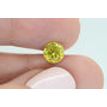 Round Cut Diamond Fancy Yellow SI2 1.51 Carat