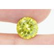 Round Diamond Fancy Yellow Color 2.01 Carat SI1