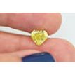 Heart Diamond Fancy Yellow Color 1.77 Carat SI1