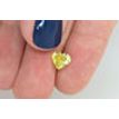 Heart Diamond Fancy Yellow Color 1.77 Carat SI1