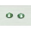 Round Diamond Pair Green Color VS1/2 0.44 TCW