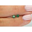 Round Diamond Pair Green Color VS1/2 0.44 TCW