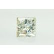 Princess Shaped Diamond 0.80 Carat H Color I1 Loose Natural Enhanced Certified