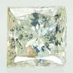 Princess Shaped Diamond 0.80 Carat H Color I1 Loose Natural Enhanced Certified