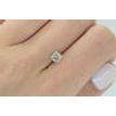 Princess Cut Diamond 0.91 Carat G/VS2 4.81X5.11 MM