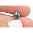 Loose Diamond Fancy Turquoise Color Round Shaped 1.54 Carat SI2