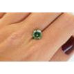 Round Cut Diamond Fancy Olive Green Loose 2.07 Carat VS2